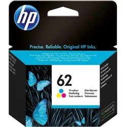 HP Original 62 Druckerpatrone - cyan, magenta, gelb (C2P06AE)