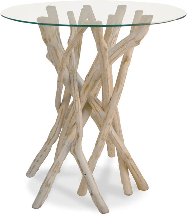 Alpen Home Malpass Abstract Coffee Table Transparent 50cm H X 50cm W X 50cm D