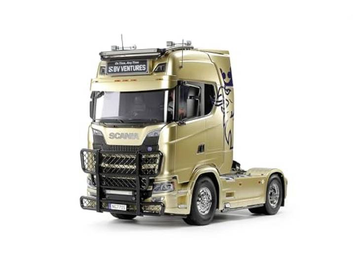 TAMIYA 56379 1:14 RC Scania 770 S 4x2 - bouwpakket, RC truck, op afstand bestuurbare vrachtwagen, truck, constructiespeelgoed, modelbouw, handwerk, onbeschilderd