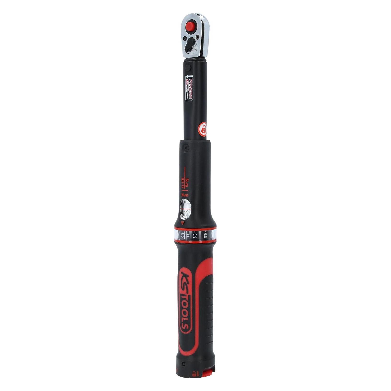 KS Tools ERGOTORQUEprecision Ratschen-Drehmomentschlüssel (1/4", 5 - 25 Nm) (516.1512)