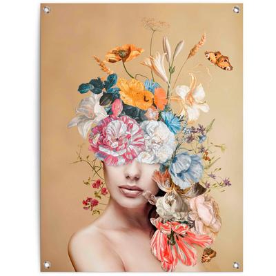 Poster REINDERS "Blumig", bunt (farbe bild(er): bunt), B:60cm H:80cm T:0,1cm, Leinwand, Bilder, Poster