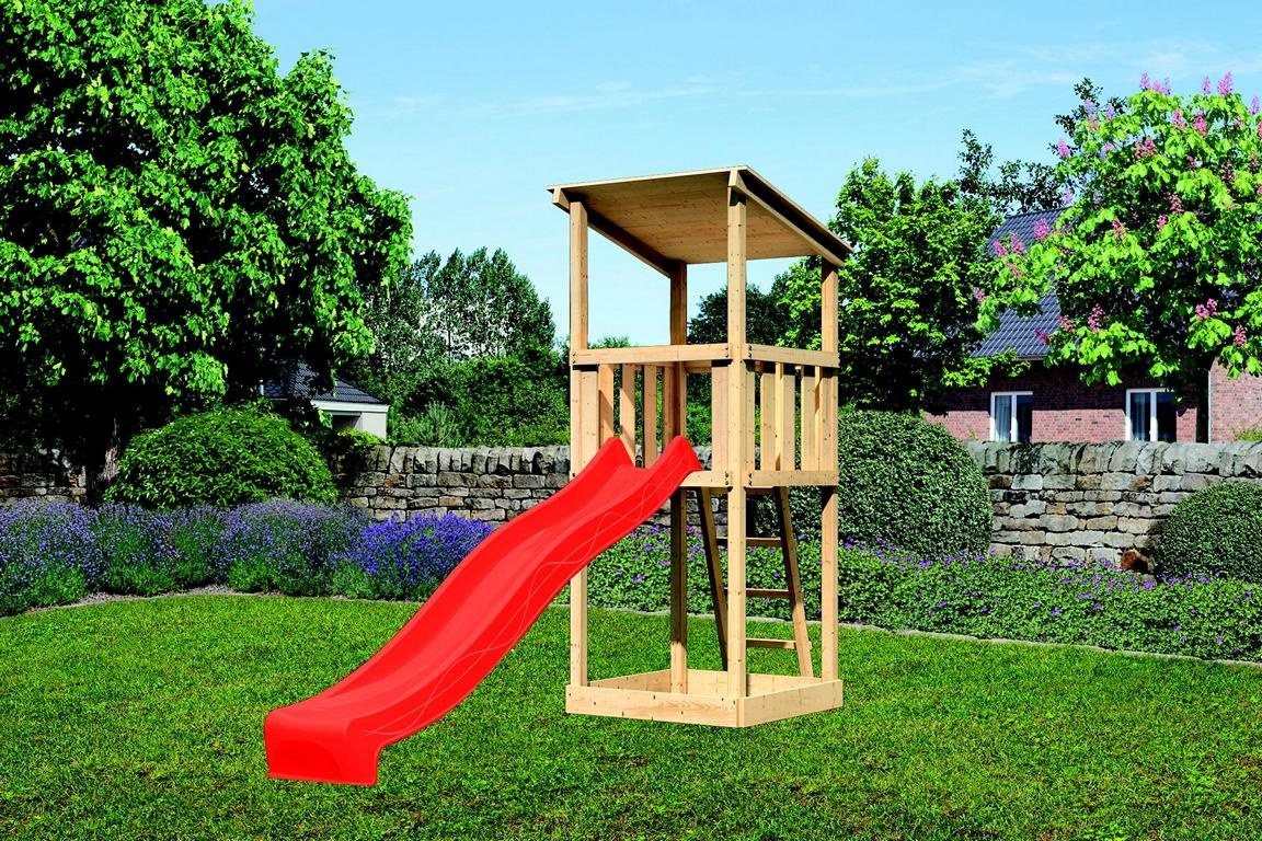 KARIBUHOLZT Akubi Anna Satteldach natur Rut. rot 16905205