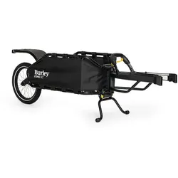 Burley COHO XC Einspur-Lastenanhänger fürs Fahrrad, schwarz