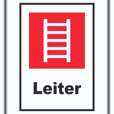 HB-Druck Leiter Schild A5 (148x210mm)