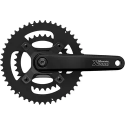 Miranda Kettenradgarnitur XMOD 2 Gravel 175 mm schwarz
