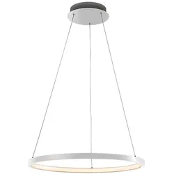 ROSSINI ILLUMINAZIONE ZERUM Pendelleuchte LED 25W 3000K Weiß - Ringleuchte aus Aluminium IP20 Minimales Design für moderne Umgebungen - Rossini Group
