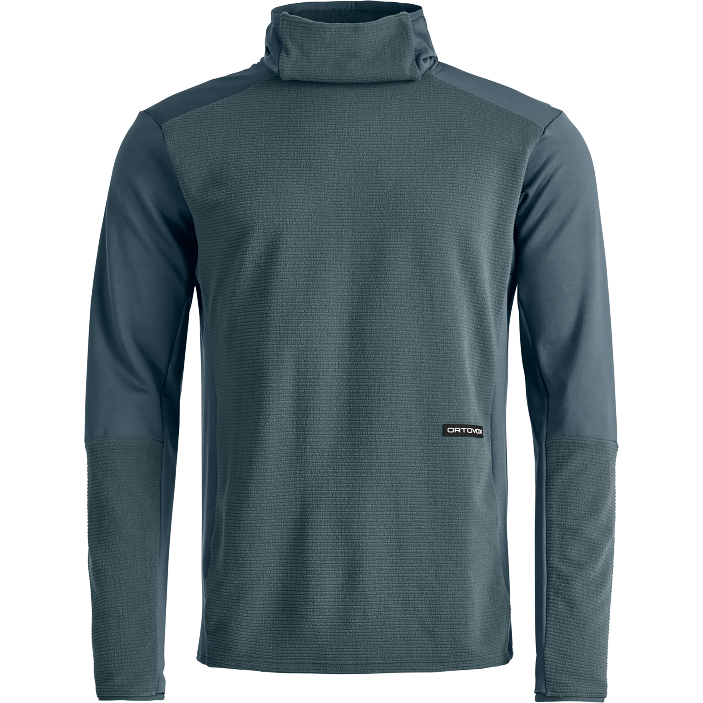 Ortovox Fleece Cord Herren Hoodies grau Größe S Trekking Atmungsaktiv Merinowolle