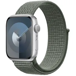 Crong Nylon - Sport- Armband für Apple Watch 38/40/41/42 mm (vojenská grün)