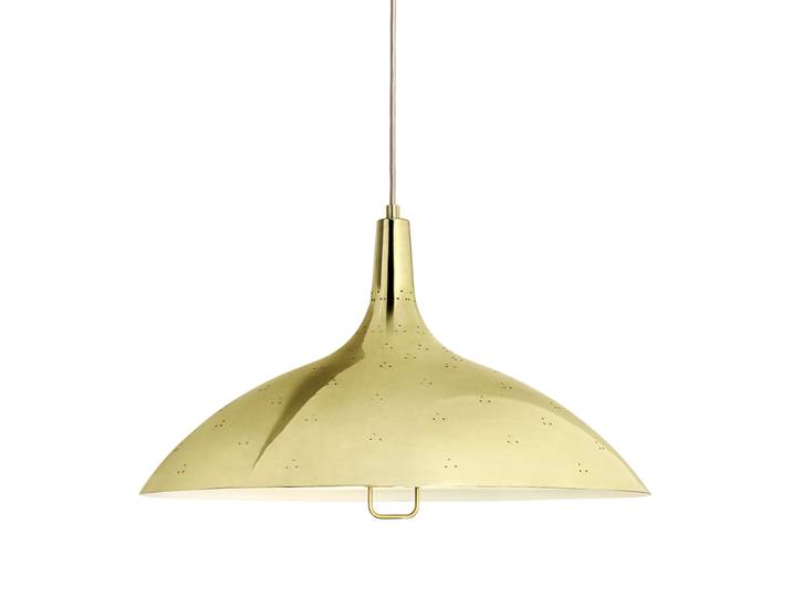 GUBI lampe à suspension 1965 (Laiton - Métal et verre)