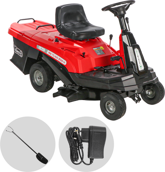 GeoTech RM 75-610 BSM-H - Tracteur tondeuse mini-rider avec transmission hydrostatique - Moteur 224 cm³