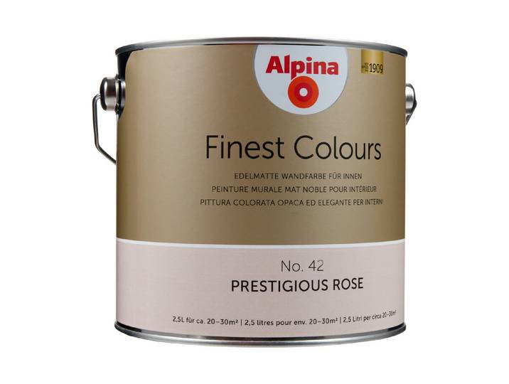 Alpina Wandfarbe Finest Colours Prestigious Rose 2.5 l Matt