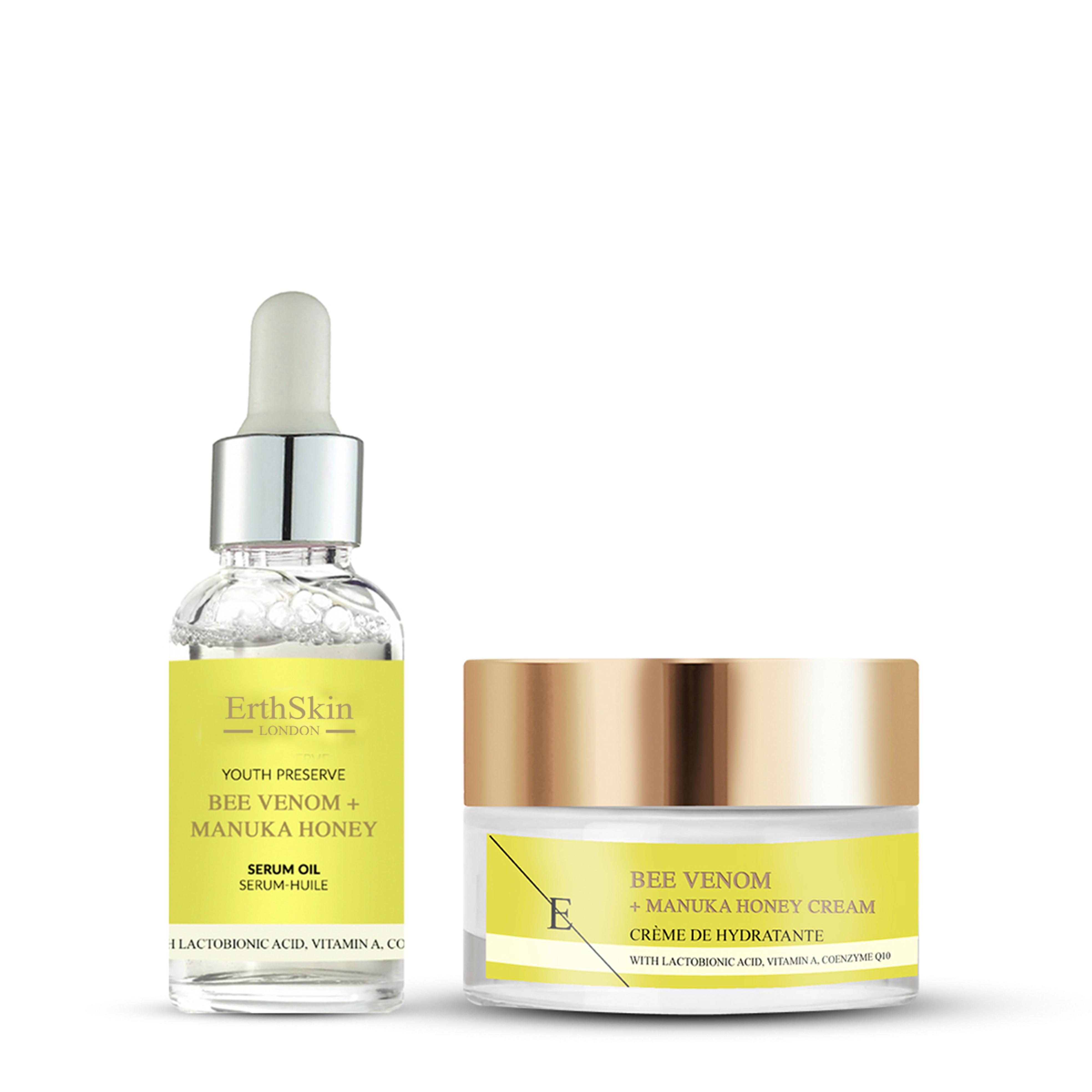 Bienengift + Manuka Honig Creme 50ml +Bienengift + Manuka Honig Serum Öl 30ml
