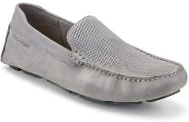 Rockport Rodger - Mens 8.5 Grey Slip On Medium