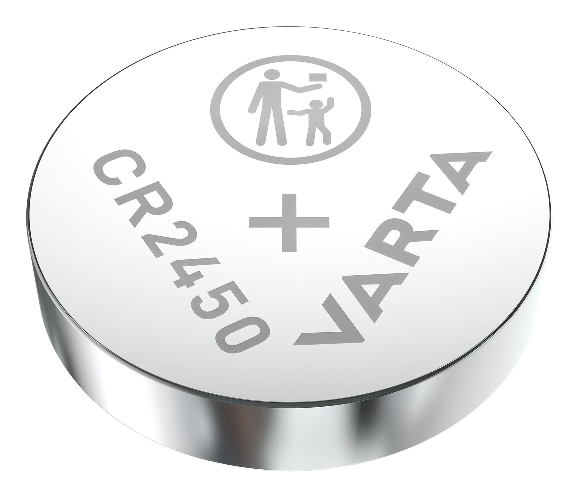 Varta Batterien Knopfzelle CR2450, 1 Stück, Lithium Coin, 3V, kindersichere Verpackung, für elektronische Kleingeräte - Autoschlüssel, Fernbedienungen, Waagen 06450 101 401
