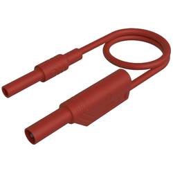 Hirschmann Test & Measurement MAL S WS-B 25/2,5 rt Sicherheits-Messleitung 4 mm Sicherheits-Buchse 4 mm Sicherheits-Stecker, stapelbar 25 cm Rot 1 St. 934040101
