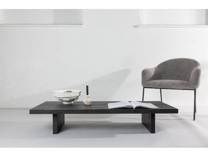 Couchtisch Lannister - in Mokka mit Holzoptik - Holz - Luxusbetten24