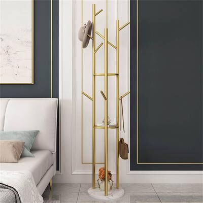 DEVERA Gold Freestanding Clothes Rack