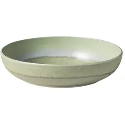 6er-Set like. by Villeroy & Boch Pastateller Perlemor Alga Ø 22,2 cm Premium Porcelain Grün