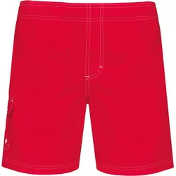 Kariban ProAct Herren Badehose PA119 red S