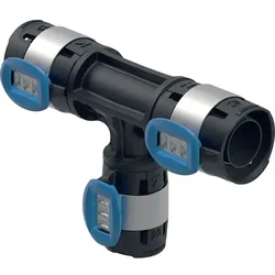 Geberit FlowFit T-Stück reduziert: Werkstoff=PPSU, d=25mm, d1=16mm, d2=16mm