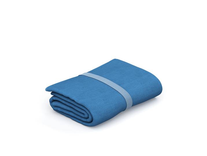 Mikrofaser Badetuch 70 x 140 cm hellblau