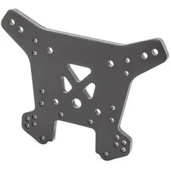 Traxxas dämpferbrücke hinten 6061-t6 alu grau eloxiert