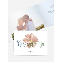 Hochzeitseinladungen selbst gestalten mit Spruch und Fotos im Onlinedesigner bei Meine-Kartenmanufaktur.de