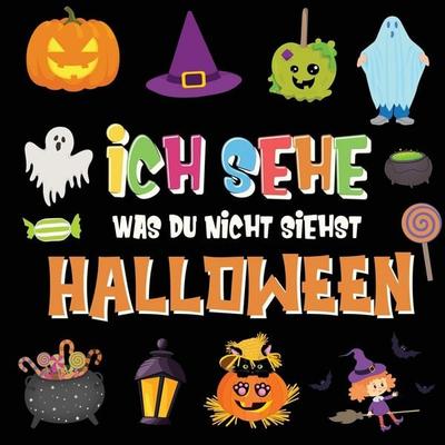 Ich sehe was du nicht siehst - Halloween, Taschenbuch von Pamparam Kinderbücher, Semsoli, 978-1-970177-46-6
