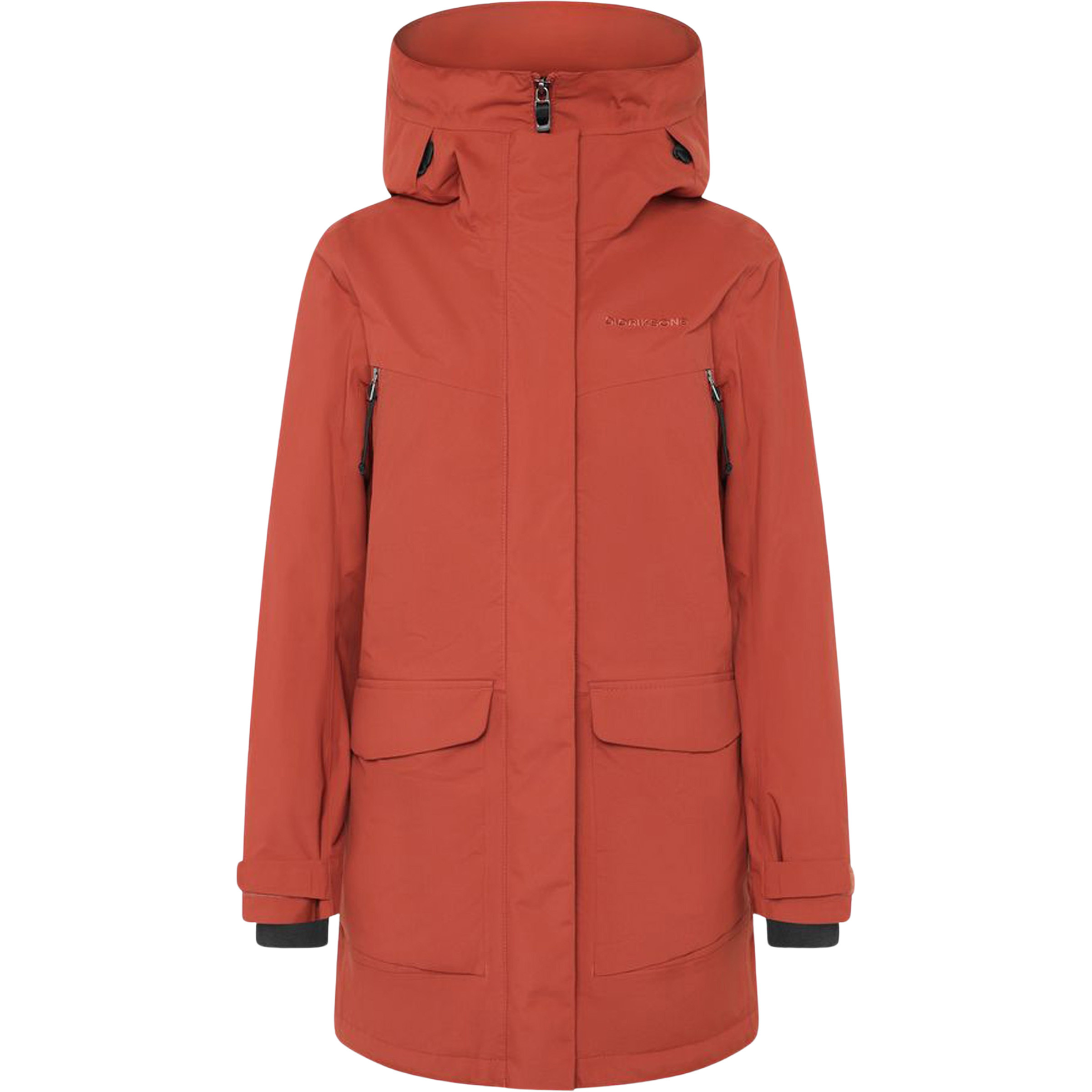 Didriksons Felia Parka Damen Winterjacke rust Größe M Lifestyle Wasserdicht