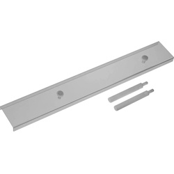Hager LVZ00RA185 Reserveplatzabdeckung für LV NH00 185mm, 50mm breit, mit 2 Distanzbolzen