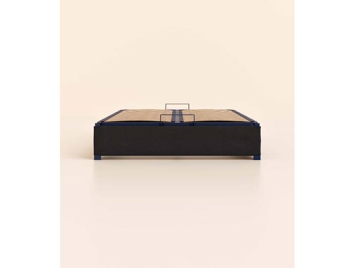 Sommier coffre 160x200 cm - Noir Anthracite - Tediber