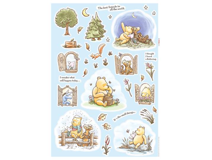 Wandtattoo KOMAR Winnie the Pooh Adventures - Grösse 50 x 70 cm , bunt, B:50cm H:70cm, Folie, Wandtattoos, Wandtattoo, selbstklebend, Wandsticker, Kinderzimmer