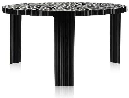 Kartell T-Table Beistelltisch (schwarz, H 28cm) schwarz   H 28cm