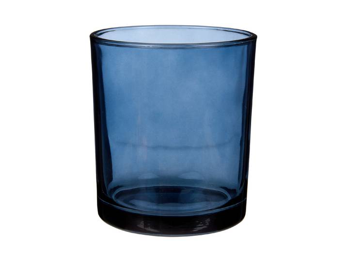 Windlichtglas Ocean blau
