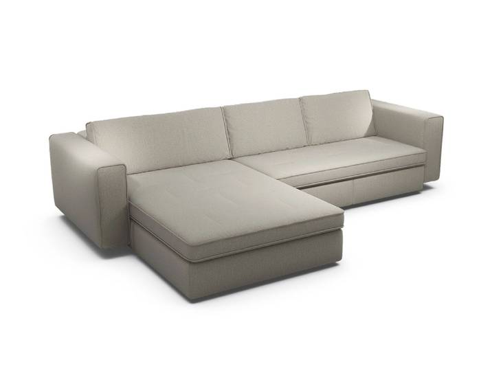 Ecksofa CLOUDY1, Sensoo, off-white, Textil