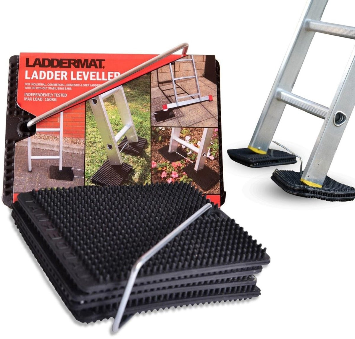 Dailygoody Ladder Leveler - Stabiele ondersteuning met anti-slip design - Zwart