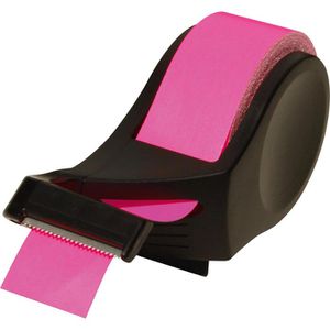 RNK Haftnotizrolle CT1883, 19mm x 10m, mit Spender, neonpink