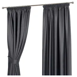 VERDUNKELUNGSVORHÄNGE Fischgrät mit Thermo-Funktion, Kräuselband 117/228 cm