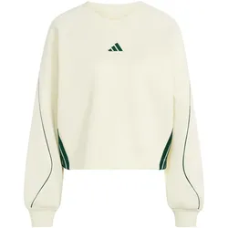 adidas Stadium 3-Streifen Crew Sweatshirt Damen KR5313 - ivory XS