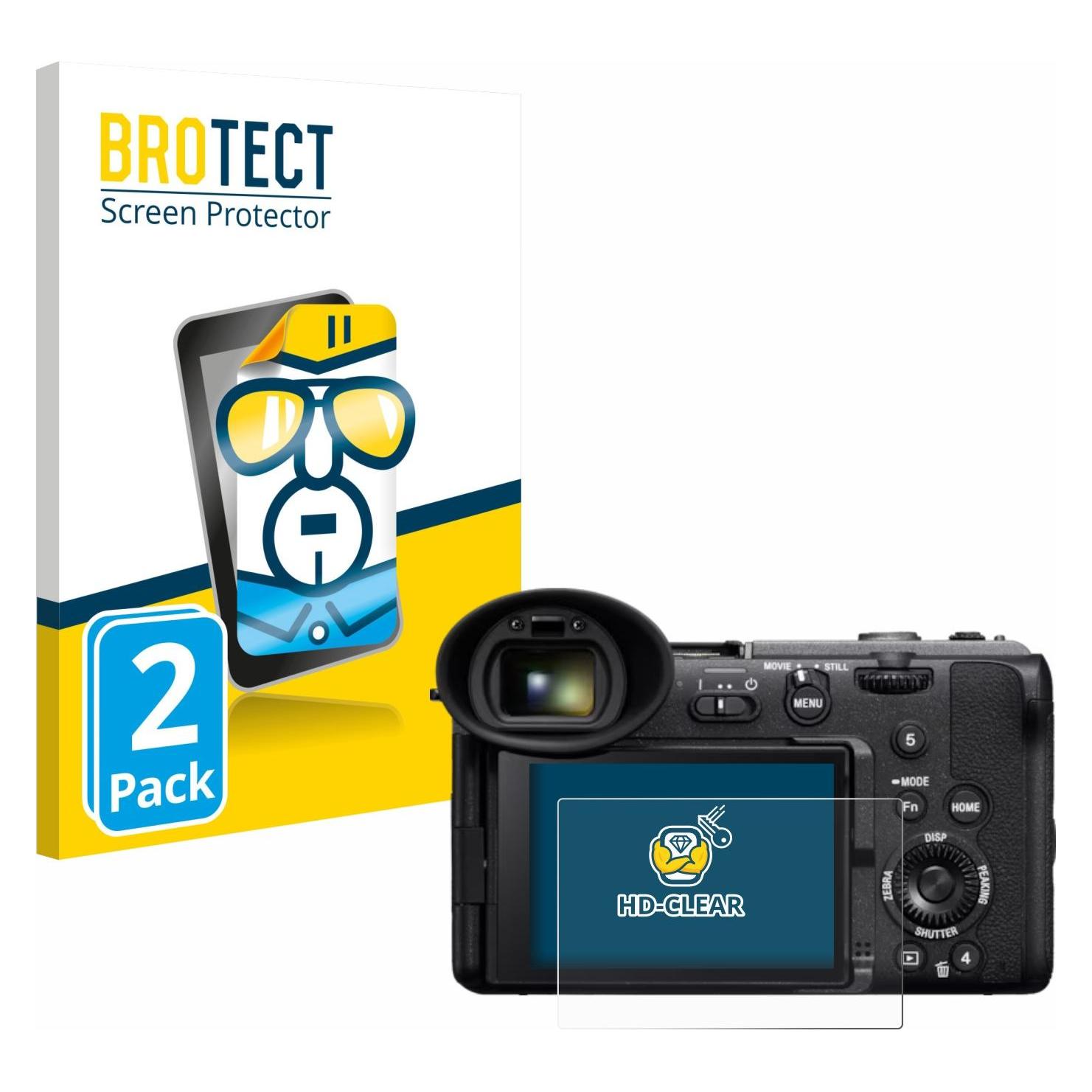 Brotect Schutzfolie für Sony Cinema Line FX2 Displayschutz Displayschutzfolie Folie Klar Transparent (1860335)