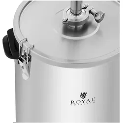 Royal Catering Destilliergerät Wasser Wasserdestilliergerät Wasserdestillierer 20 L 2.000 W, Wasserfilter, Silber