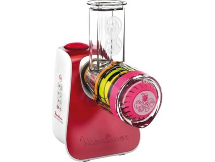 Moulinex - Râpe Légumes Électrique Fresh Express Nectar 4en1 Dj764510