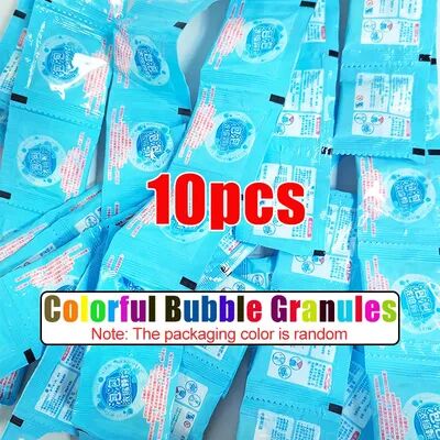 Perfect Picks Market Colorful Bubble Machine Refill Liquid Granules 10pcs random