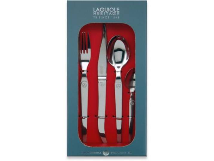 Laguiole Heritage Tb - Ménagère 16 Pcs Intuition Brilliant