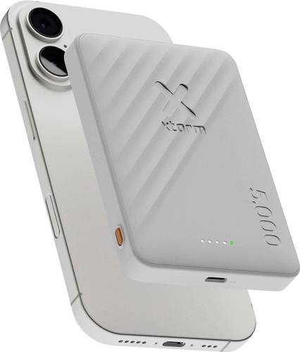 XTORM Go2 Powerbank 5.000 mAh Qi Wireless Charging Weiß