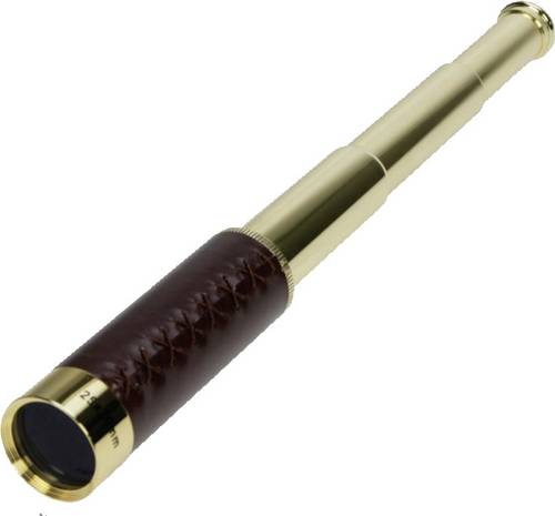 Danubia Fernrohr 25 x 30mm Braun, Messing