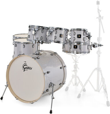 Gretsch Drums Energy White Pearl 7pcs Set Vintage Pearl