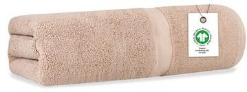 Delara Organic Cotton Luxuriously Plush Bath Sheet   GOTS & OEKO-TEX Certified   650 GSM Long Staple