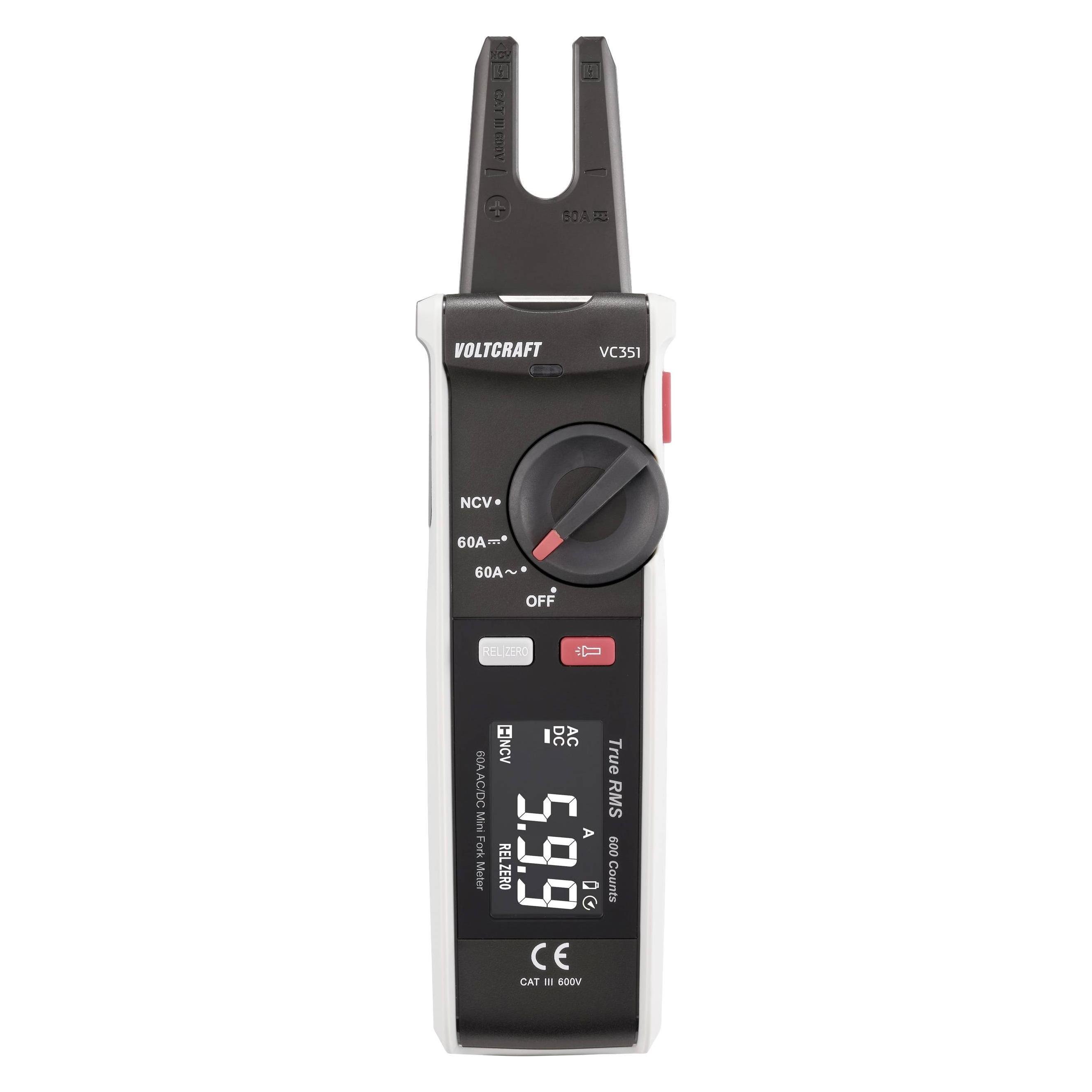 Voltcraft Stromzange (CAT III 600V, Zangenstrommesser) (VC-15815585)