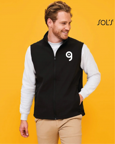 Softshell Uomo Race BW Men 2 Tasche Zip Personalizzate o neutre Sol's